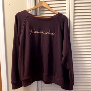 Victoria Secret Sweatshirt, XXL Plum color